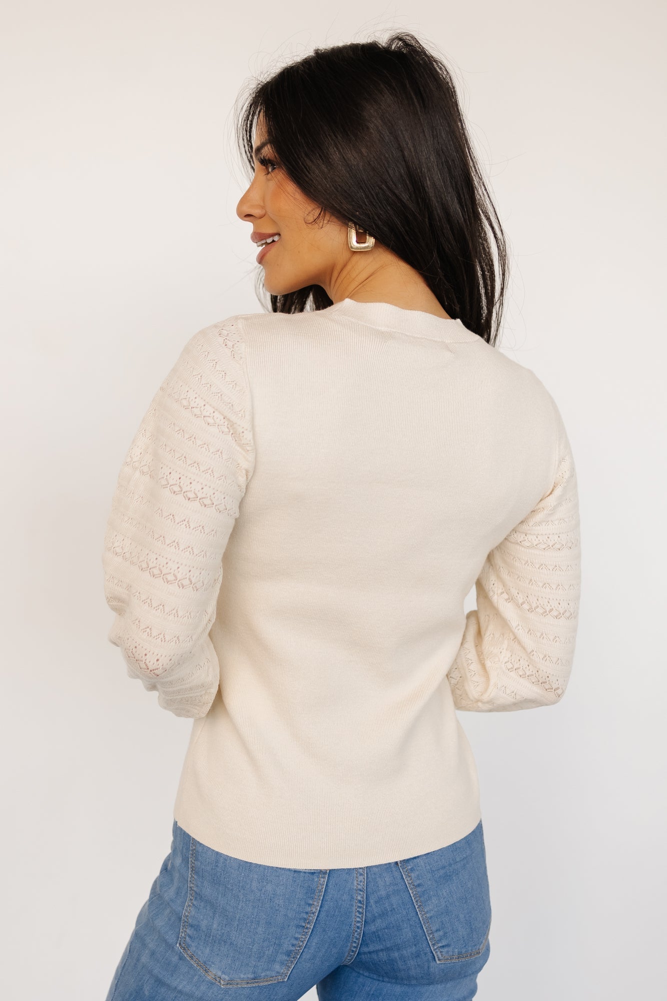 Jens Sweater Top | Cream - Baltic Born