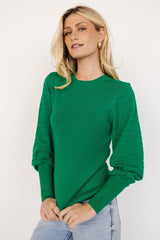 Jens Sweater Top | Green - Baltic Born