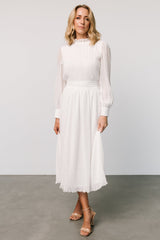 Julie Long Sleeve Dress | Off White - Baltic Born