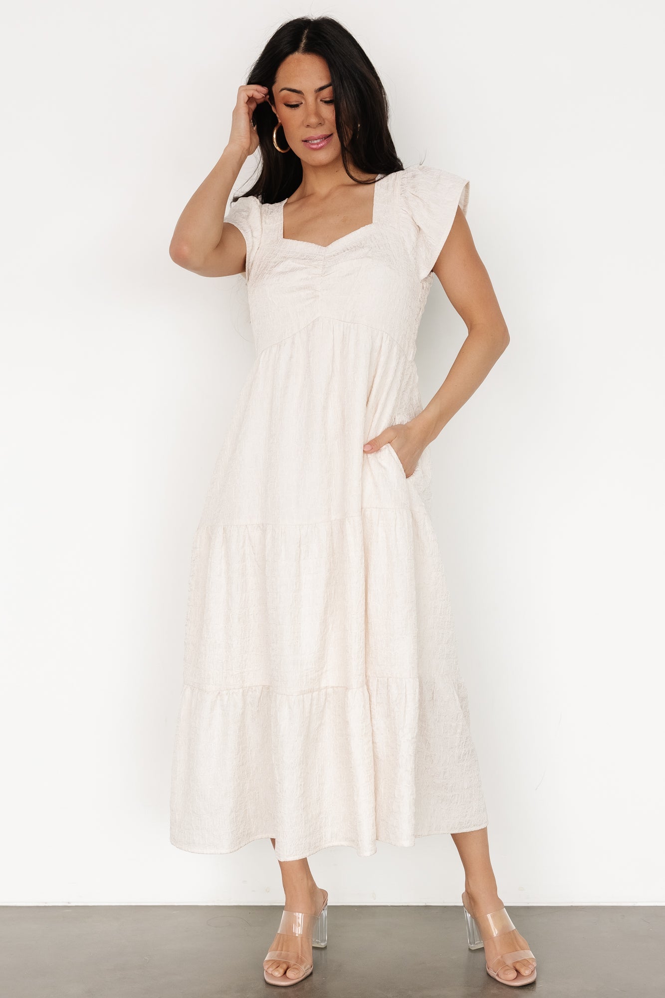 Kesler Midi Dress | Cream - Baltic Born