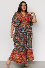 Leeanne Midi Dress | Navy Multi Floral - Baltic Born