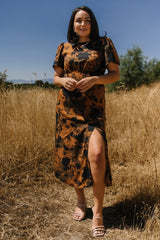 Lenni Midi Dress | Espresso Print - Baltic Born