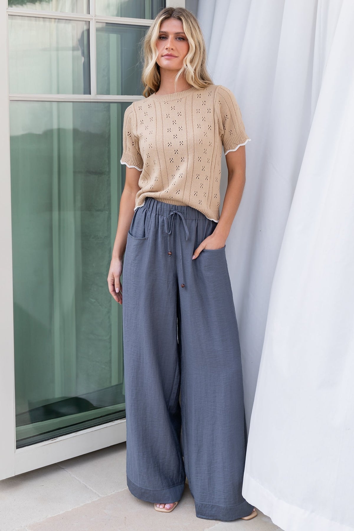 Leza Pants | Slate Blue - Baltic Born