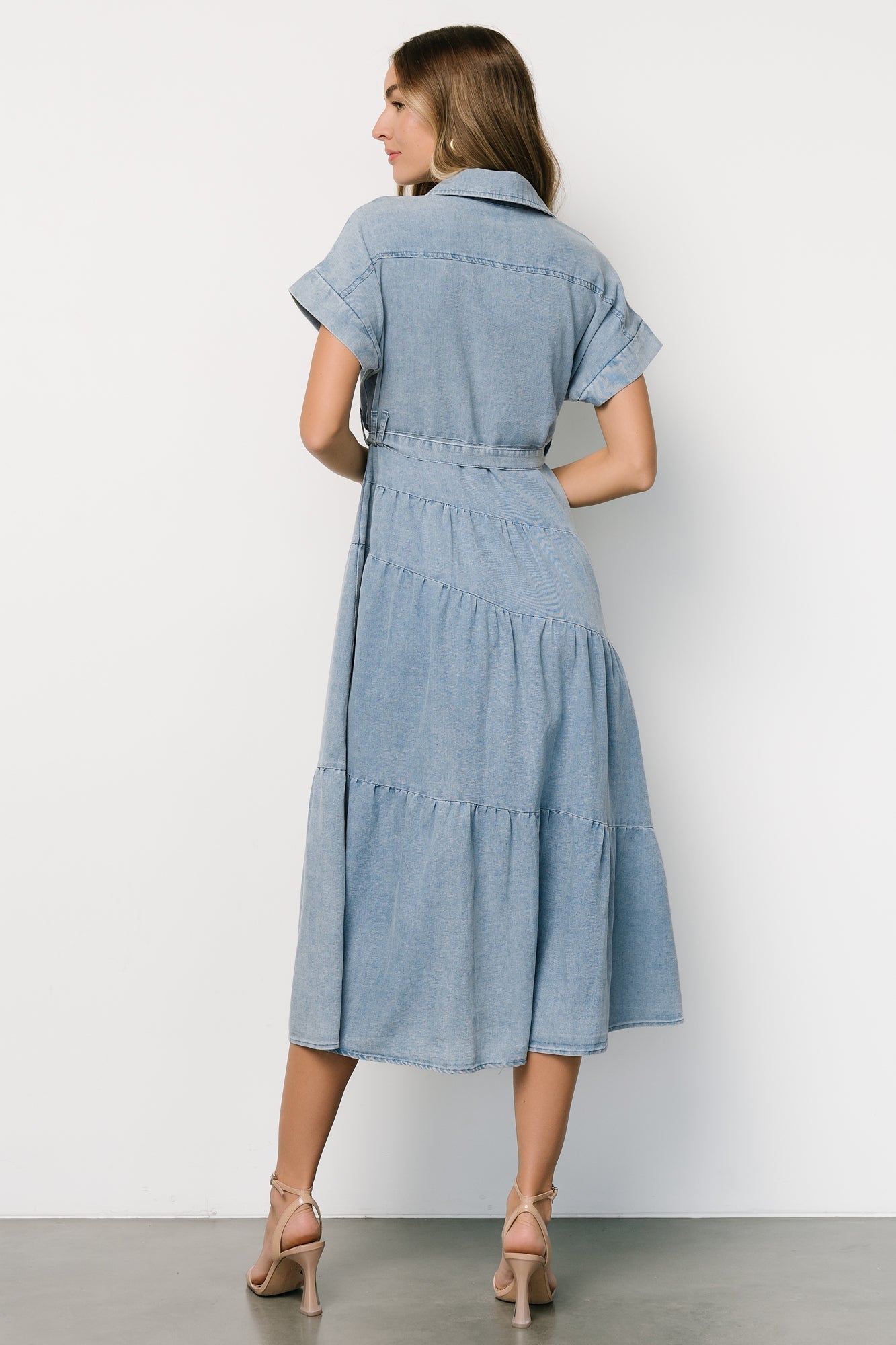 Logan Button Up Dress | Denim - Baltic Born