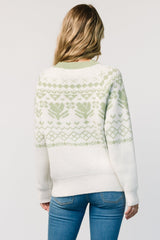 Lucerne Sweater | Ivory + Sage - Baltic Born