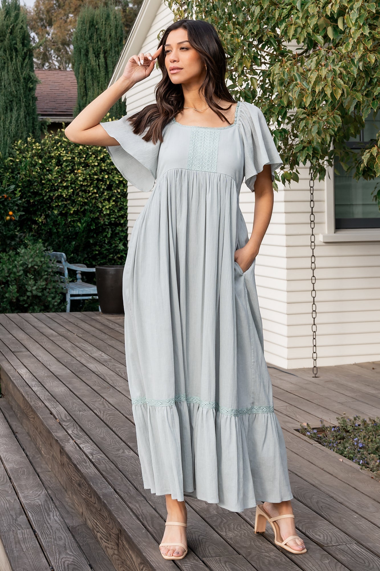 Maeve Maxi Dress | Dusty Sage - Baltic Born
