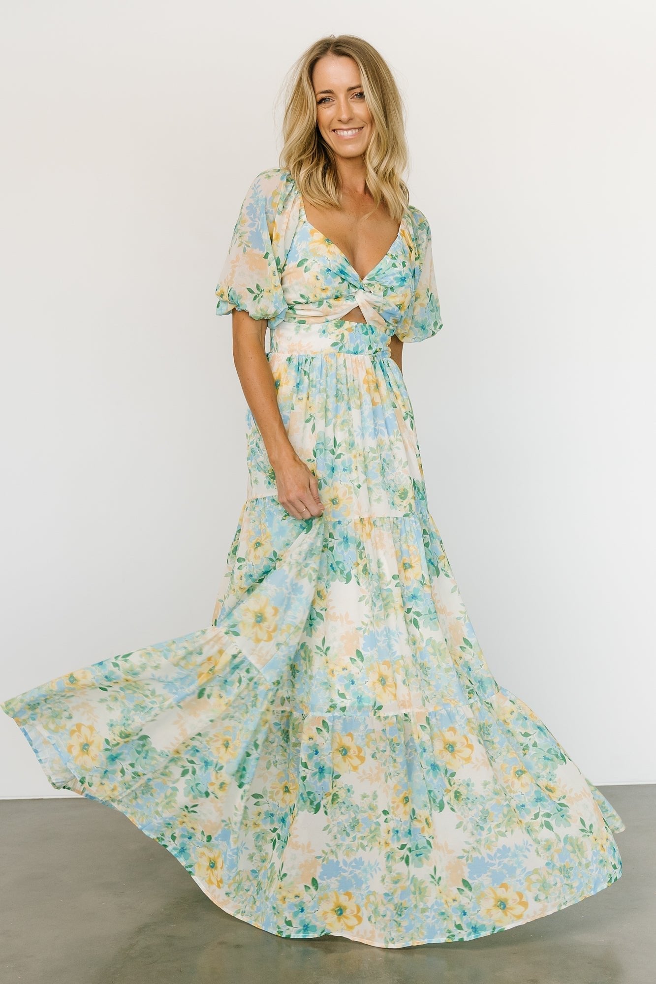 Maya Maxi Dress | Garden Multi - Baltic Born