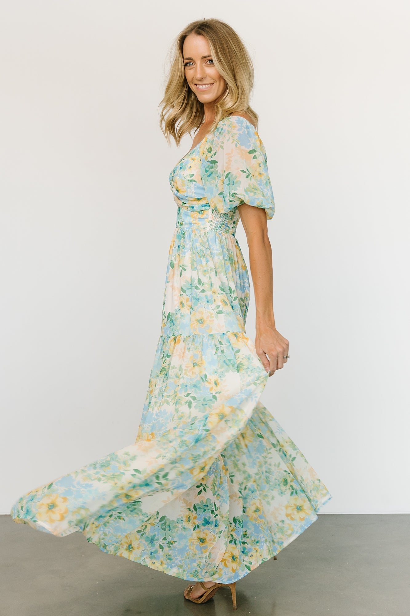 Maya Maxi Dress | Garden Multi - Baltic Born