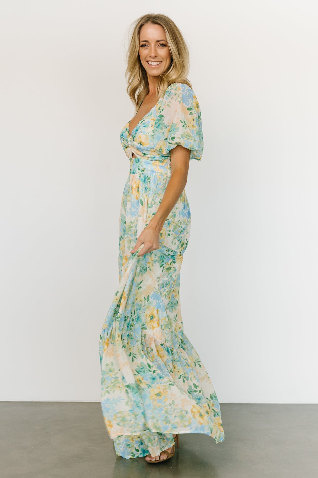 Maya Maxi Dress | Garden Multi - Baltic Born