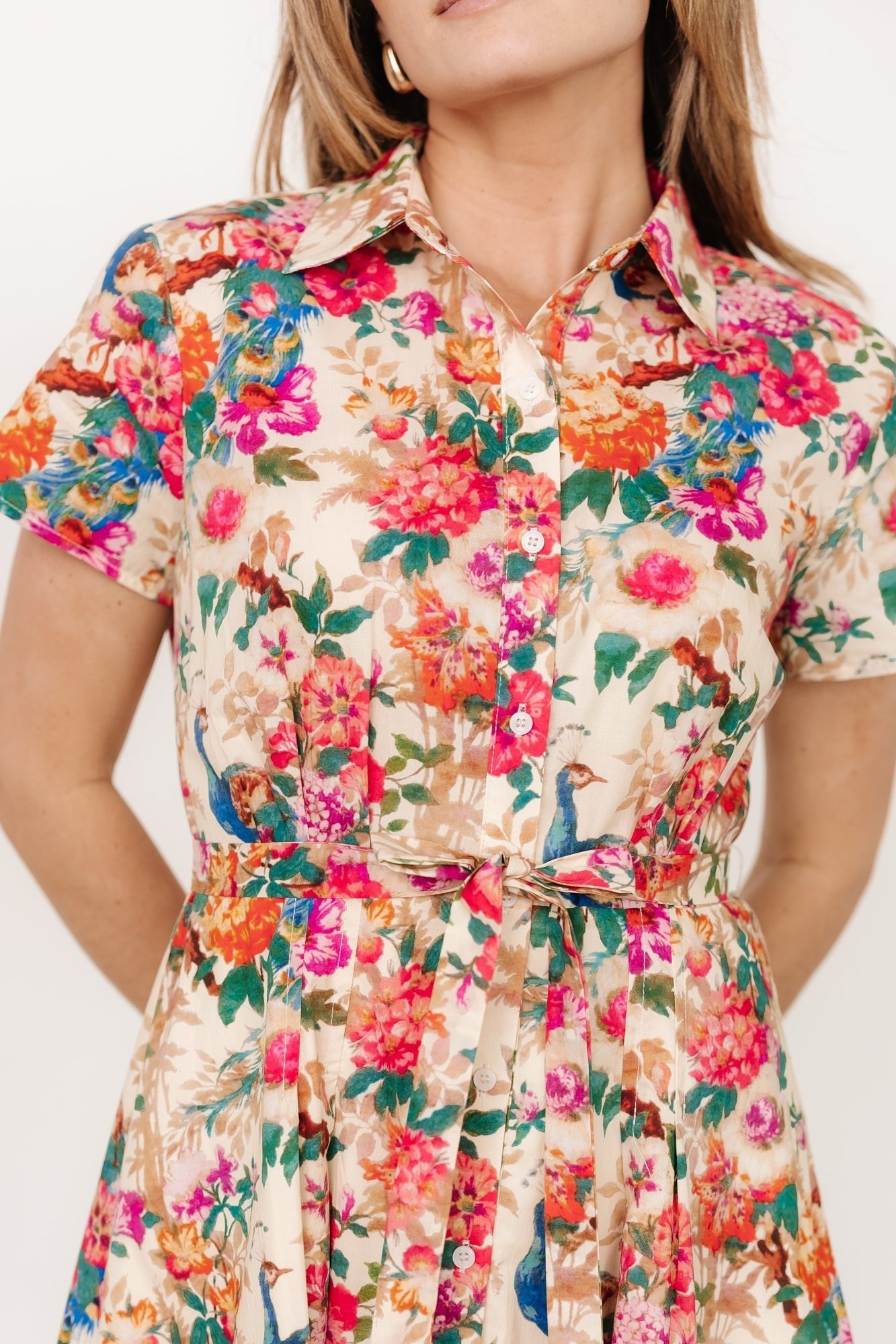 Melia Midi Dress | Multi Print - Baltic Born