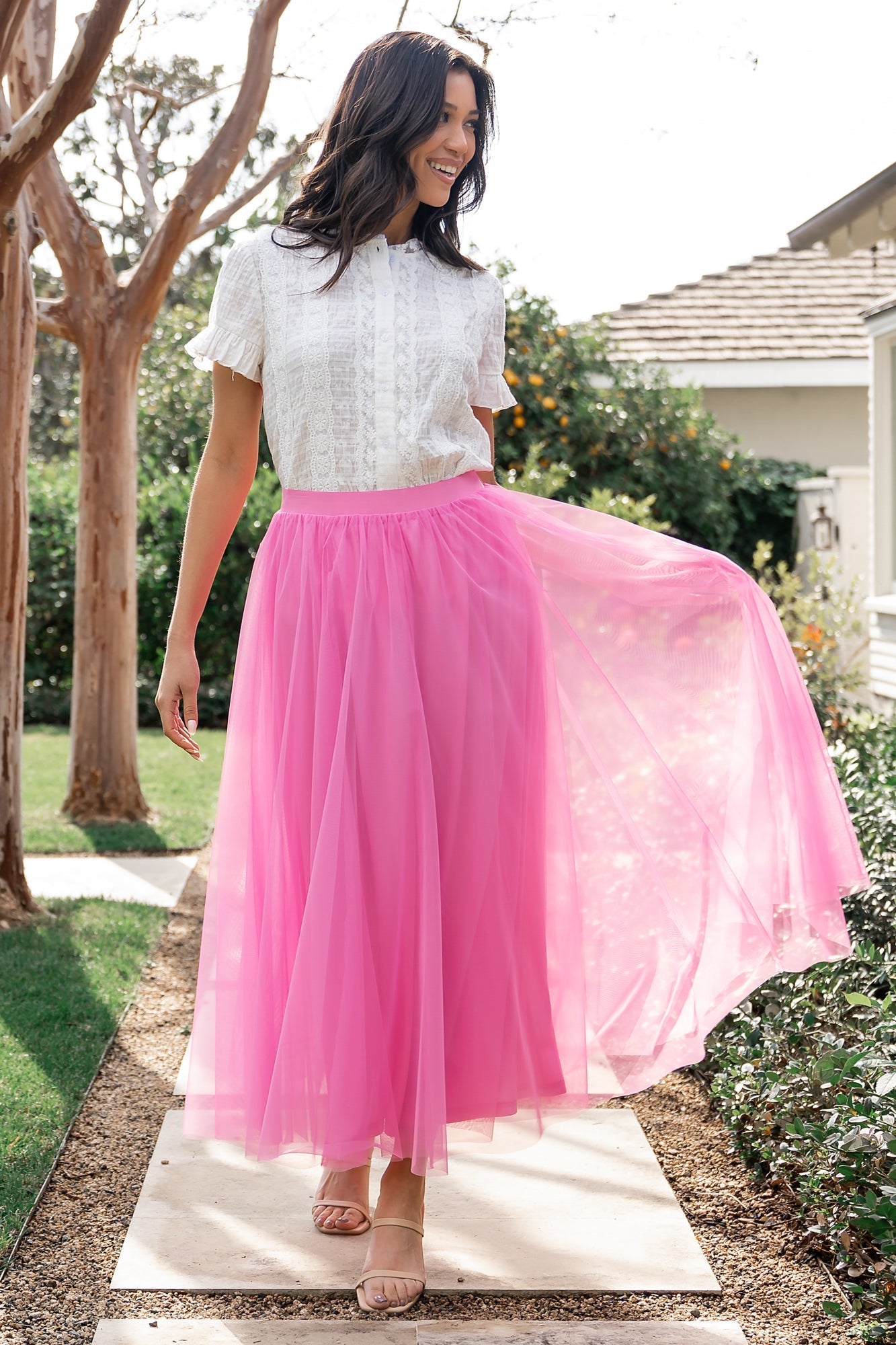Mila Tulle Skirt | Taffy Pink - Baltic Born