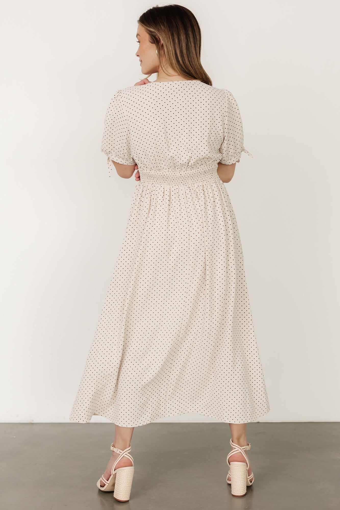 Millar Midi Dress | Natural + Black - Baltic Born