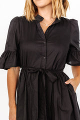 Mirielle Midi Dress | Black - Baltic Born