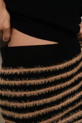 Mitzi Knit Midi Skirt | Black + Camel - Baltic Born