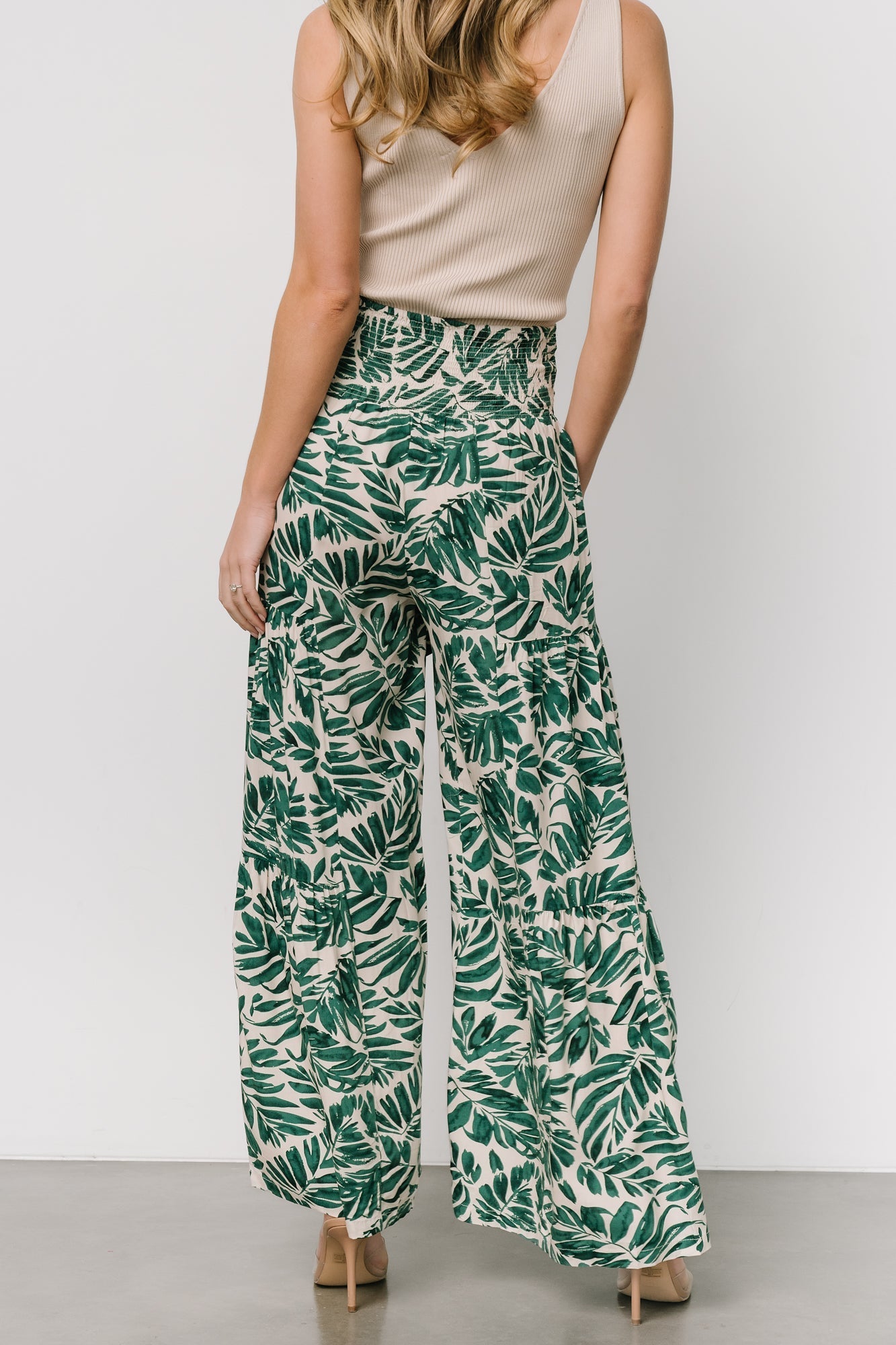 Monterey Pants | Green Print - Baltic Born