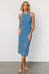 Nalani Knit Tank Dress | Blue - Baltic Born