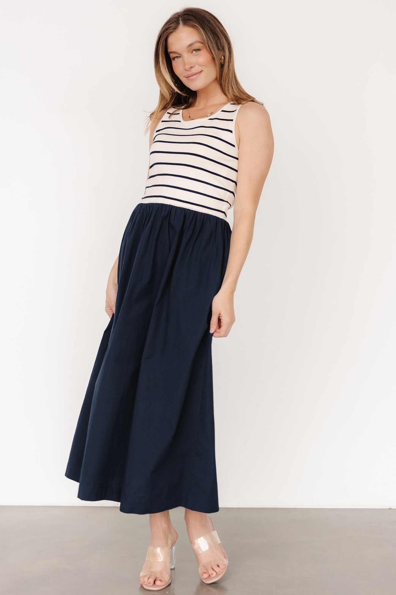 Nantucket Tank Dress | Navy Stripe - Baltic Born