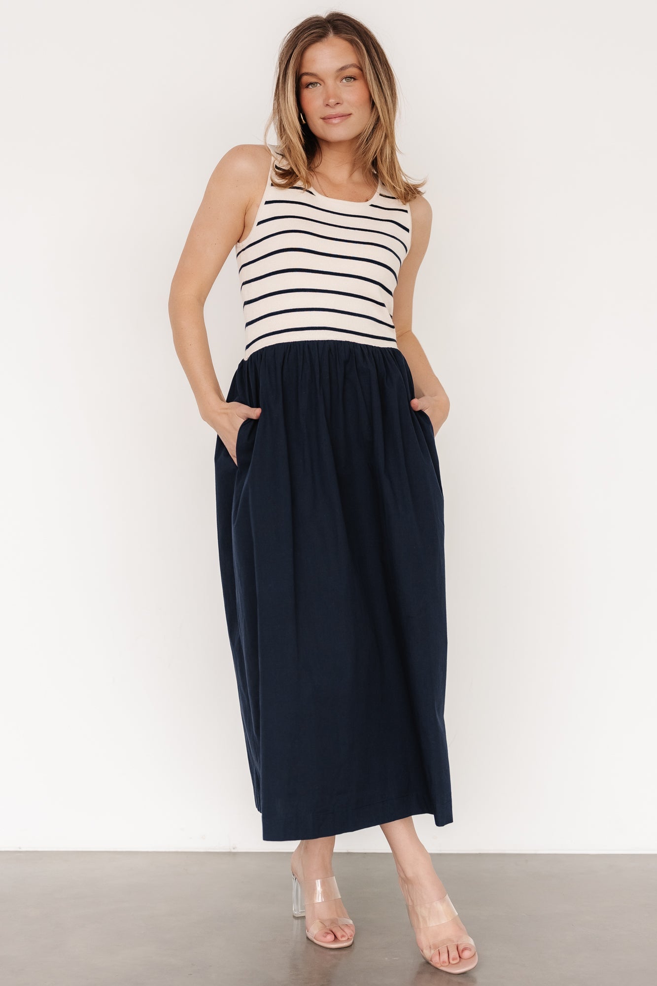 Nantucket Tank Dress | Navy Stripe - Baltic Born