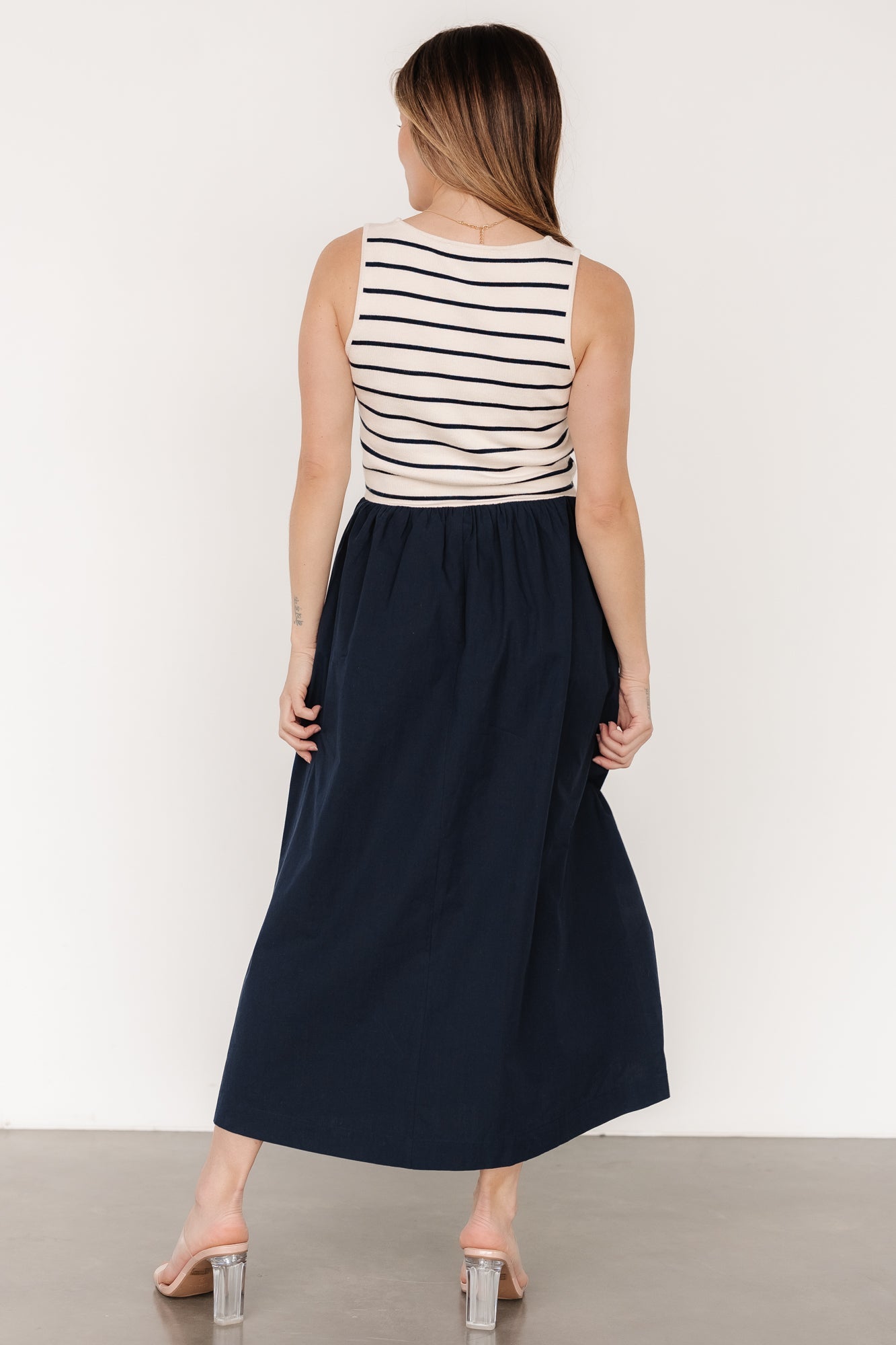 Nantucket Tank Dress | Navy Stripe - Baltic Born