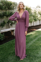Olivia Maxi Dress | Vintage Plum - Baltic Born