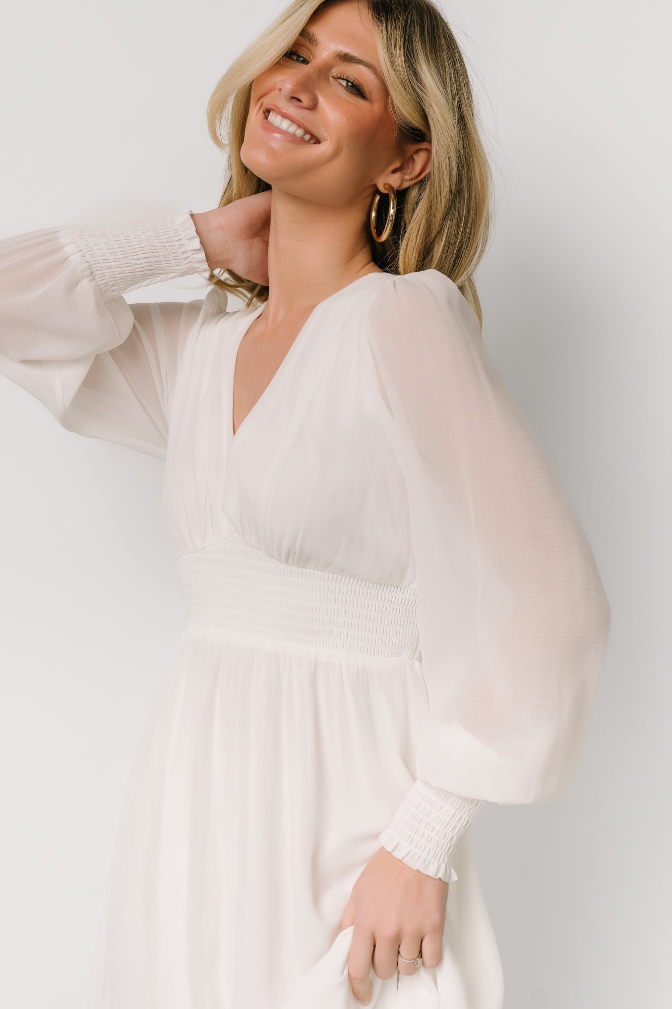 Olivia Maxi Dress | White - Baltic Born