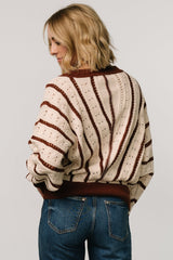 Paola Pointelle Sweater | Cream + Copper - Baltic Born