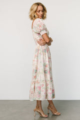 Piper Eyelet Midi Dress | Vintage Floral - Baltic Born