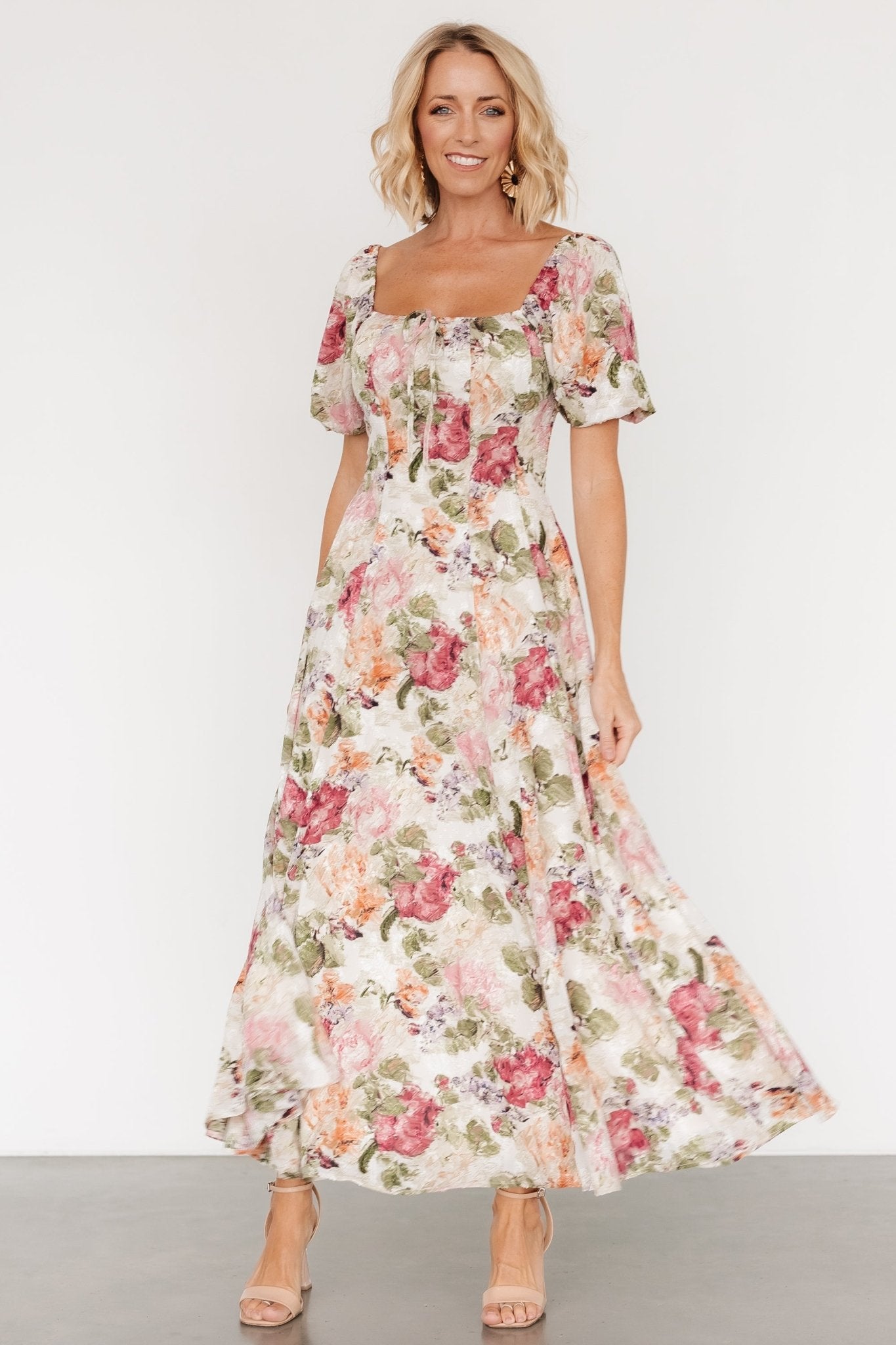 Raelynn Maxi Dress | Vintage Floral - Baltic Born