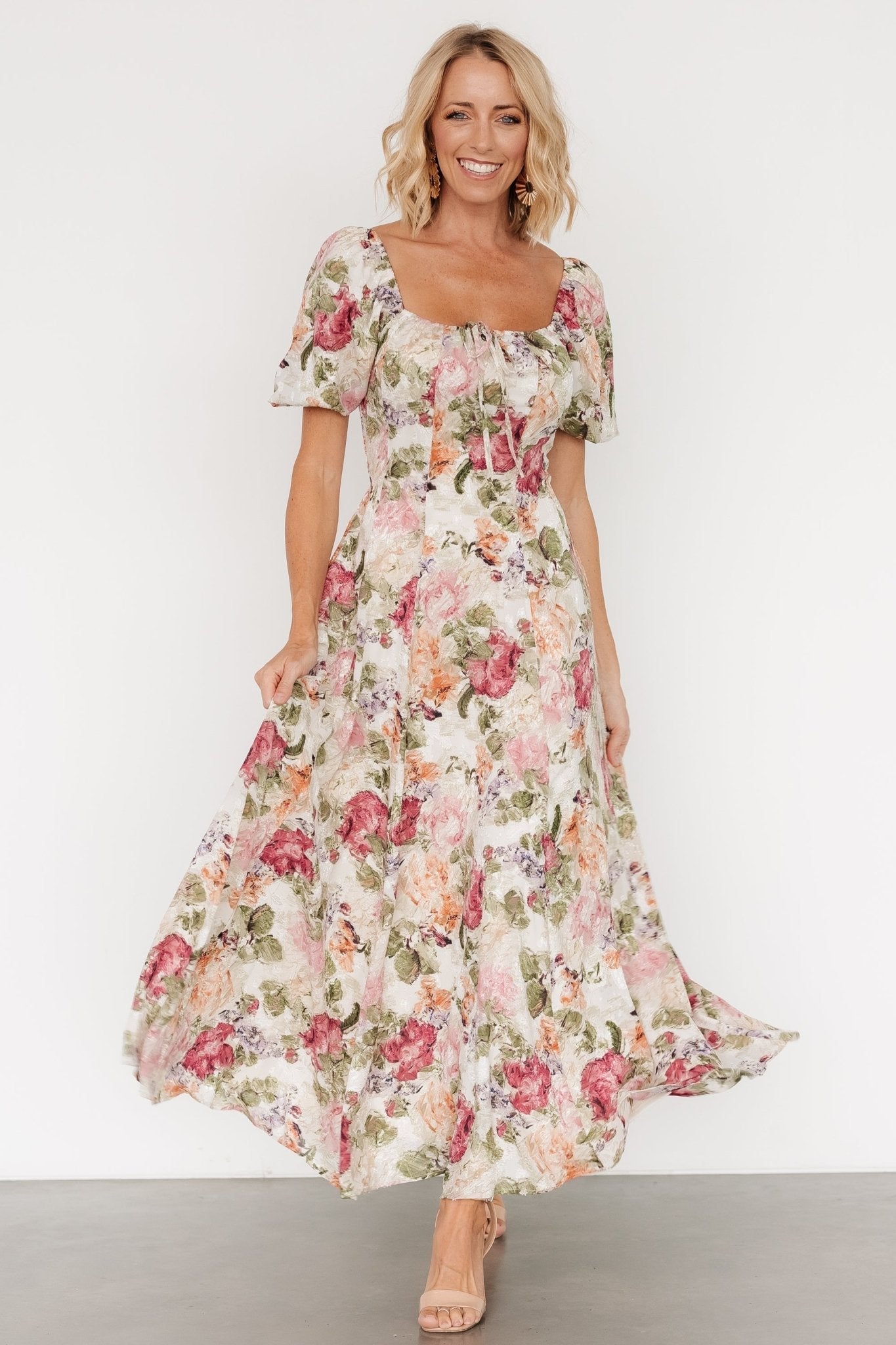 Raelynn Maxi Dress | Vintage Floral - Baltic Born