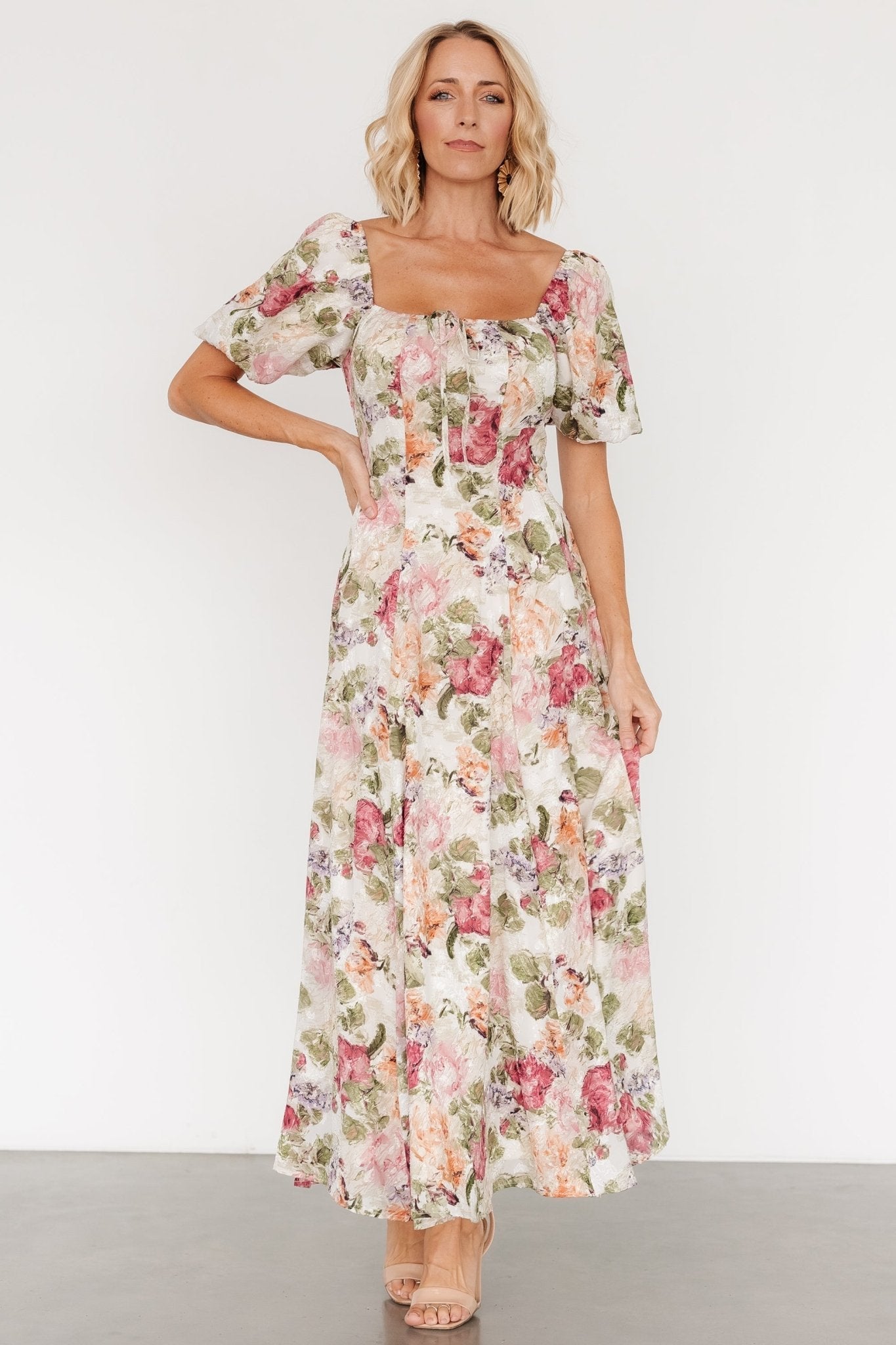 Raelynn Maxi Dress | Vintage Floral - Baltic Born