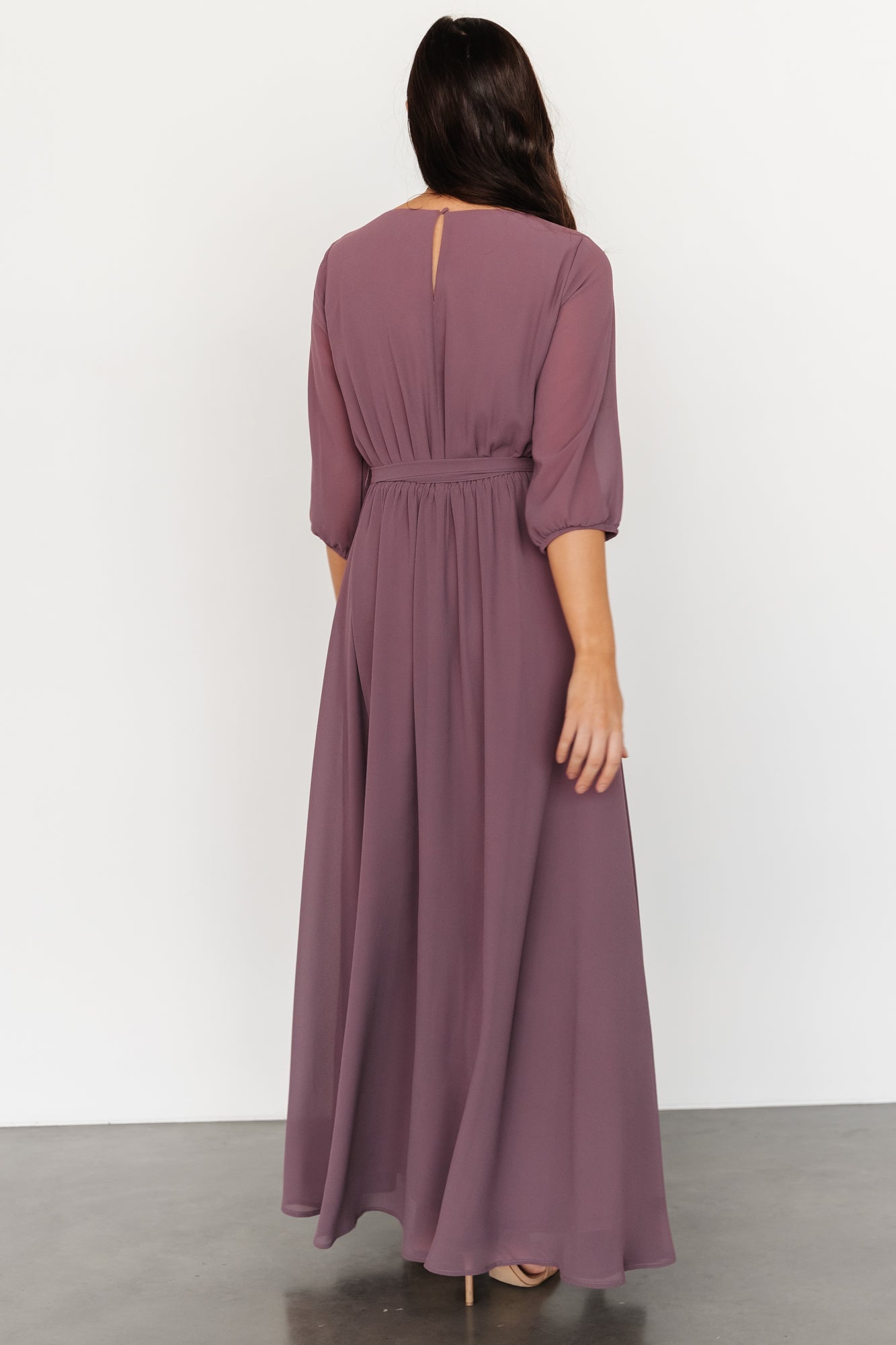 Rebecca Maxi Dress | Vintage Plum - Baltic Born