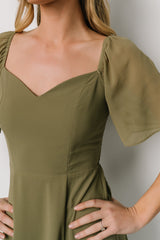 Sierra Sweetheart Maxi Dress | Dusty Olive - Baltic Born