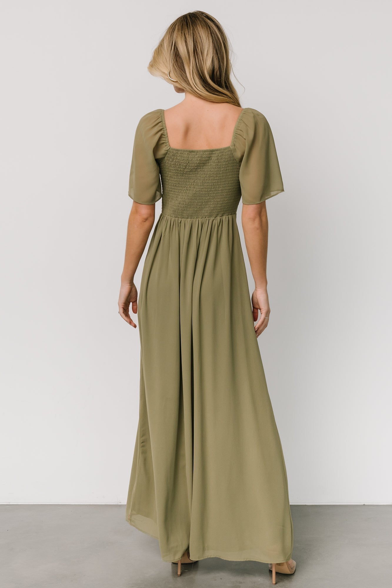 Sierra Sweetheart Maxi Dress | Dusty Olive - Baltic Born