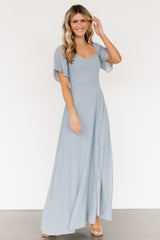 Sierra Sweetheart Maxi Dress | Light Blue - Baltic Born