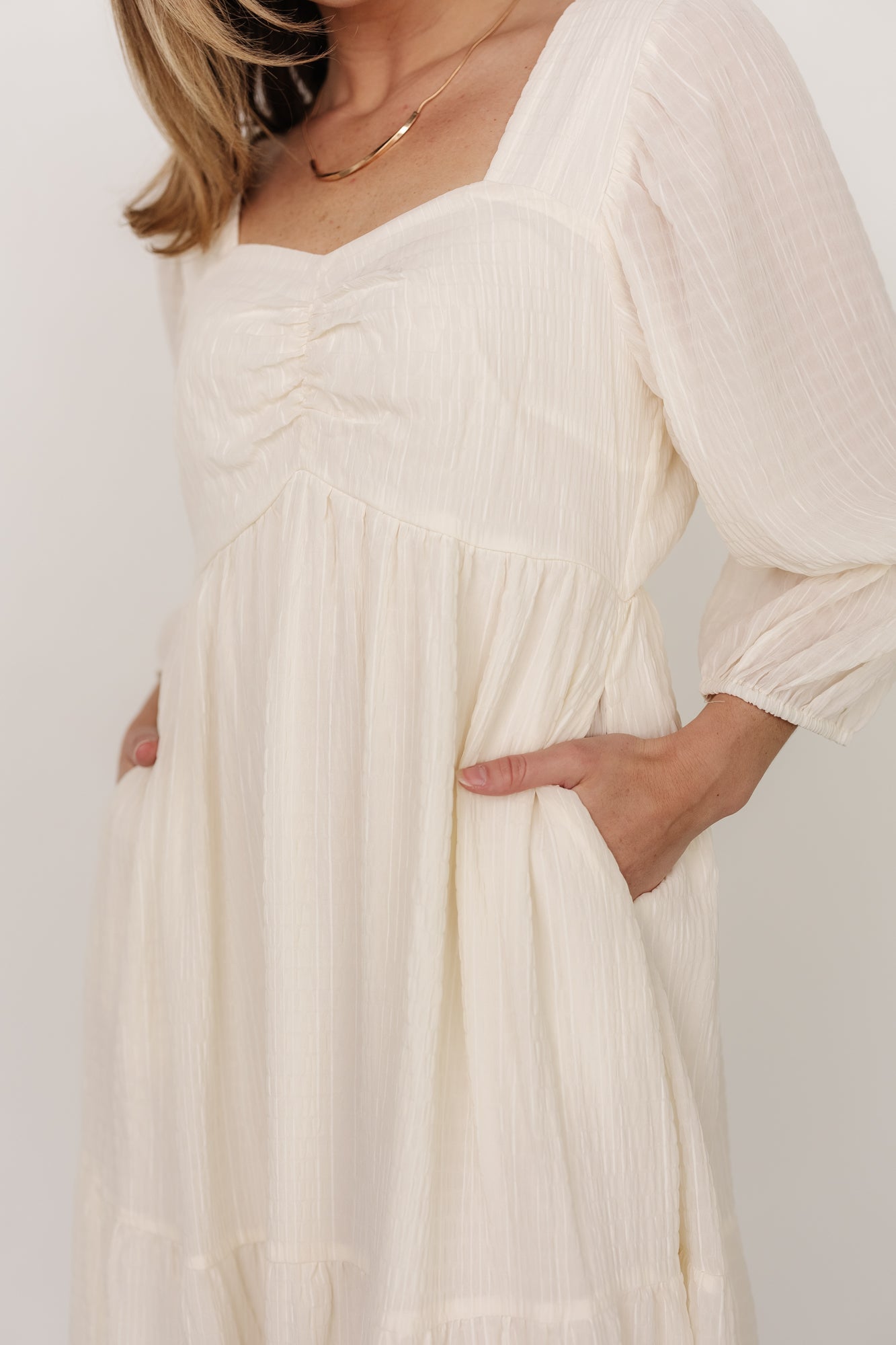 Vaeda Midi Dress | Cream - Baltic Born
