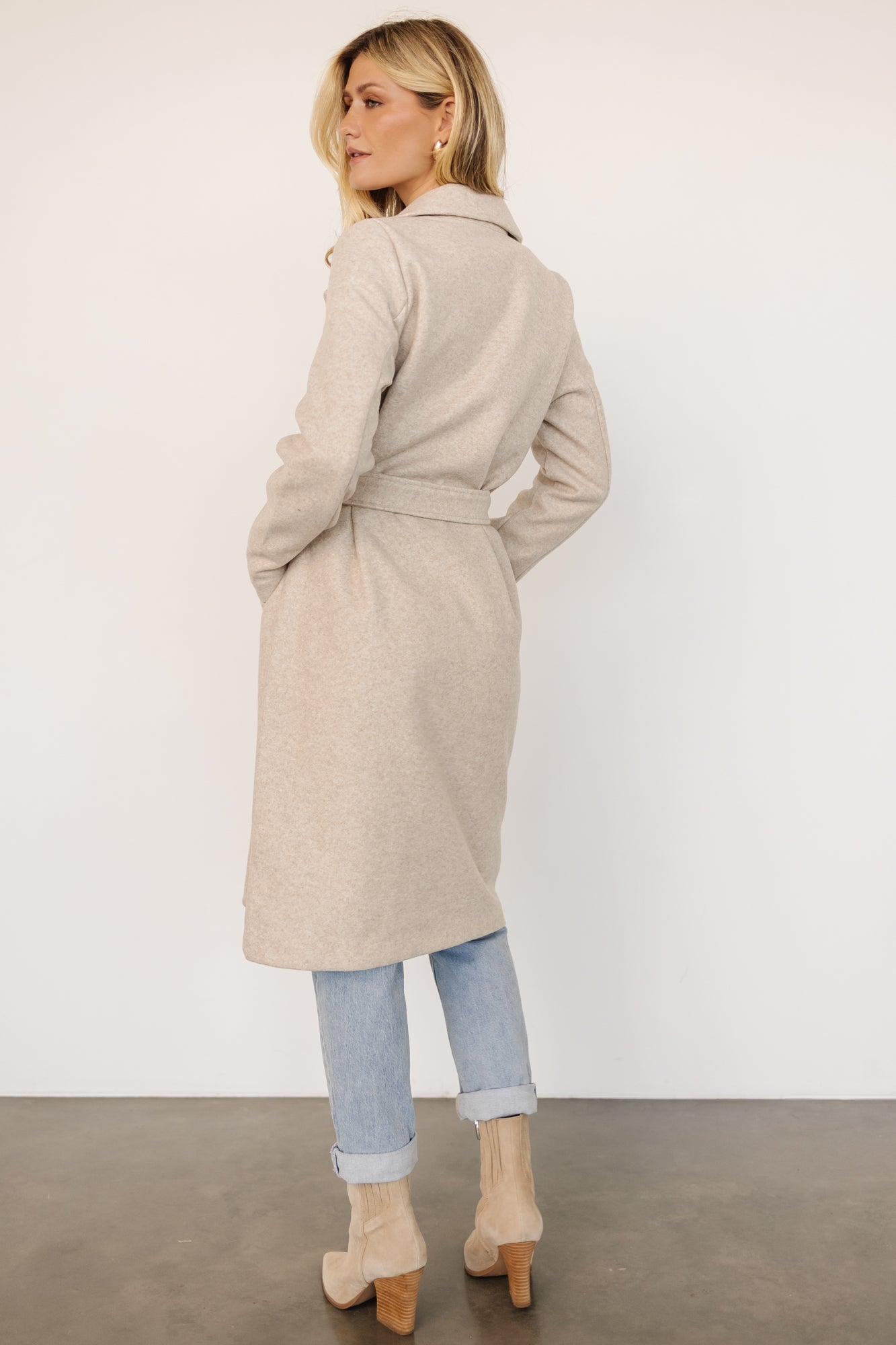 Valdez Long Coat | Oatmeal - Baltic Born