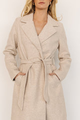 Valdez Long Coat | Oatmeal - Baltic Born
