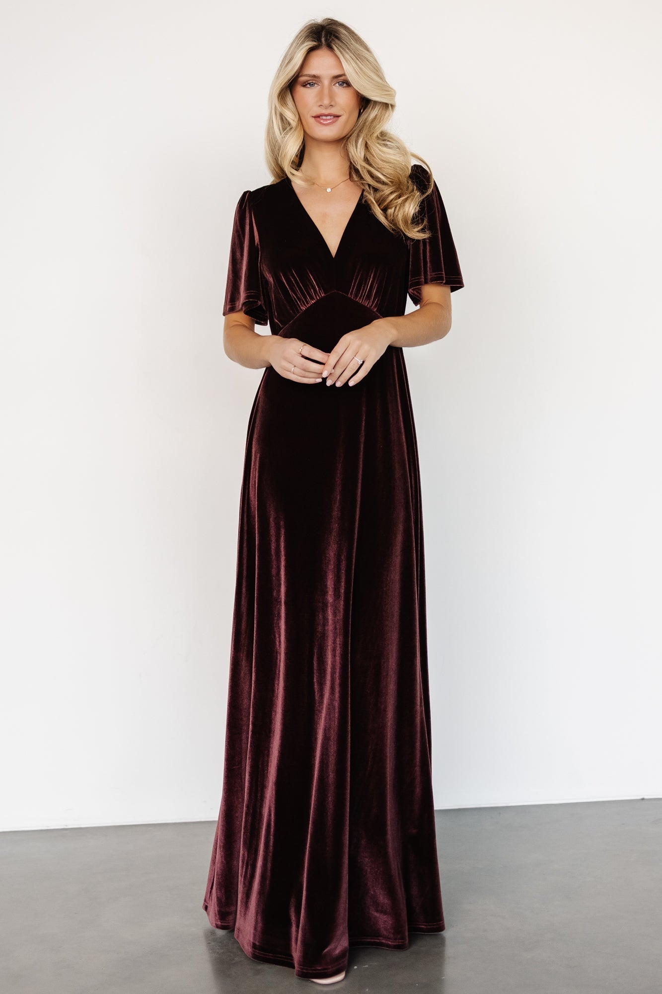 Vivian Velvet Maxi Dress | Clove - Baltic Born