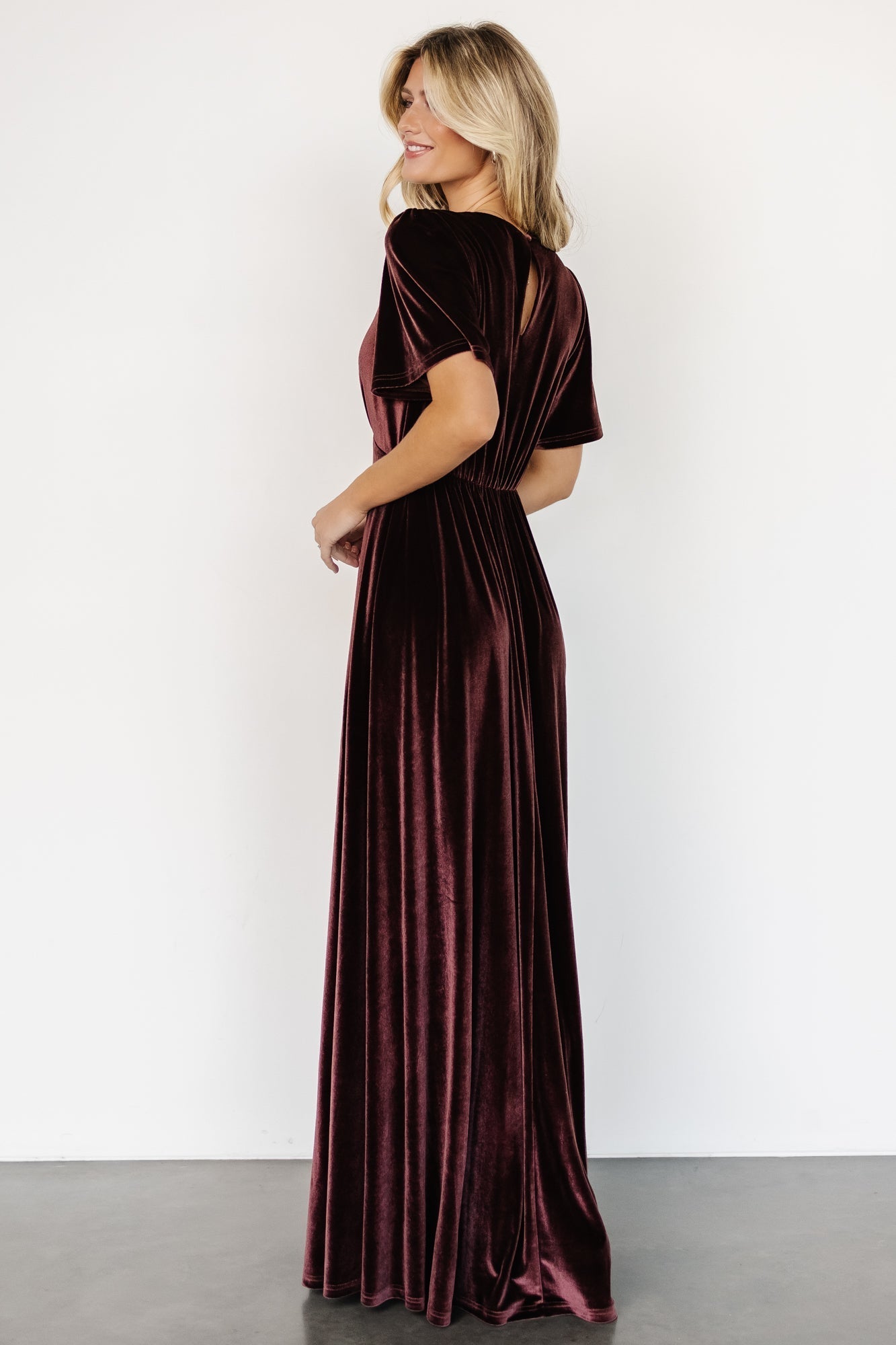 Vivian Velvet Maxi Dress | Clove - Baltic Born